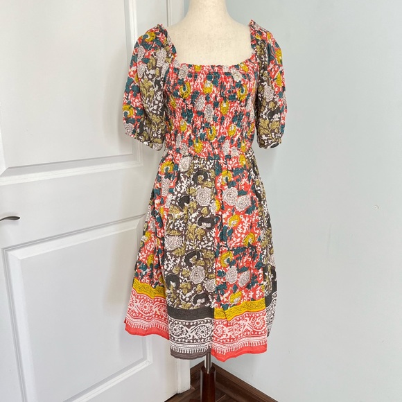 Velvet Taria floral mini dress size S - Picture 3 of 8